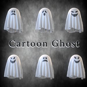 ghost cartoon model