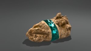 decoration stone emerald 3D