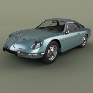 1961 renault alpine a110 model