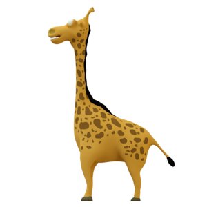 3D giraf giraffe model