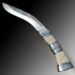 kukri bhojpuri knife 3D model