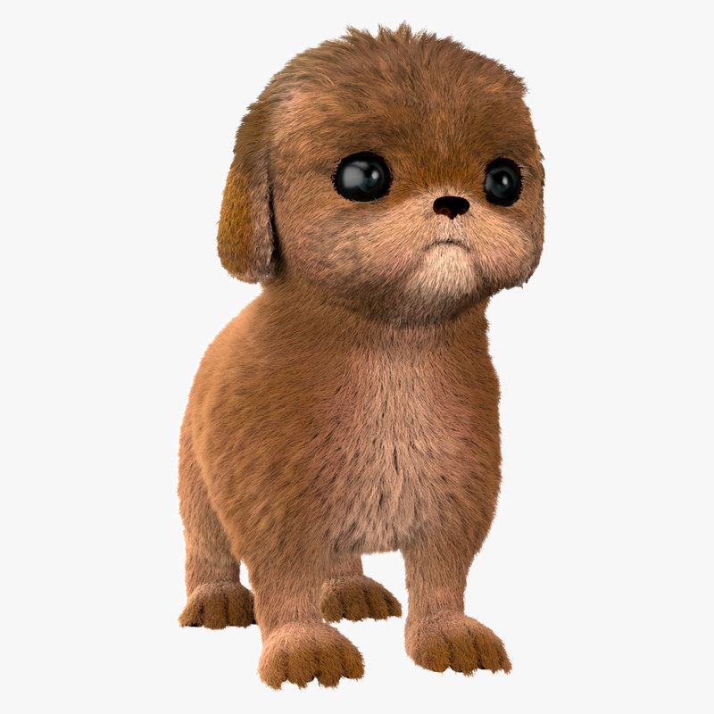 realistic puppy lucky