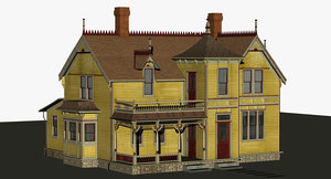 3D victorian house