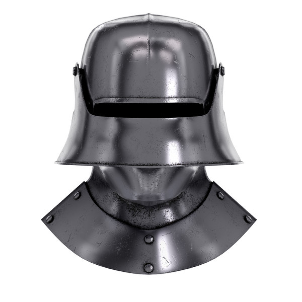 Medieval knight sallet helmet visor 3D TurboSquid 1286418