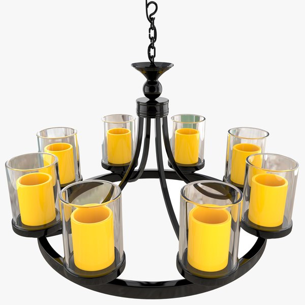 Candle Chandelier Blender Models for Download TurboSquid