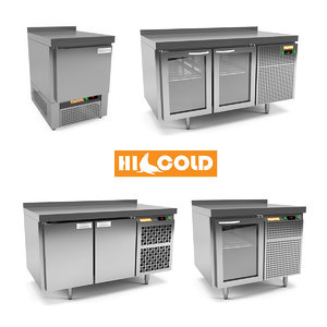 refrigerated counter hicold model