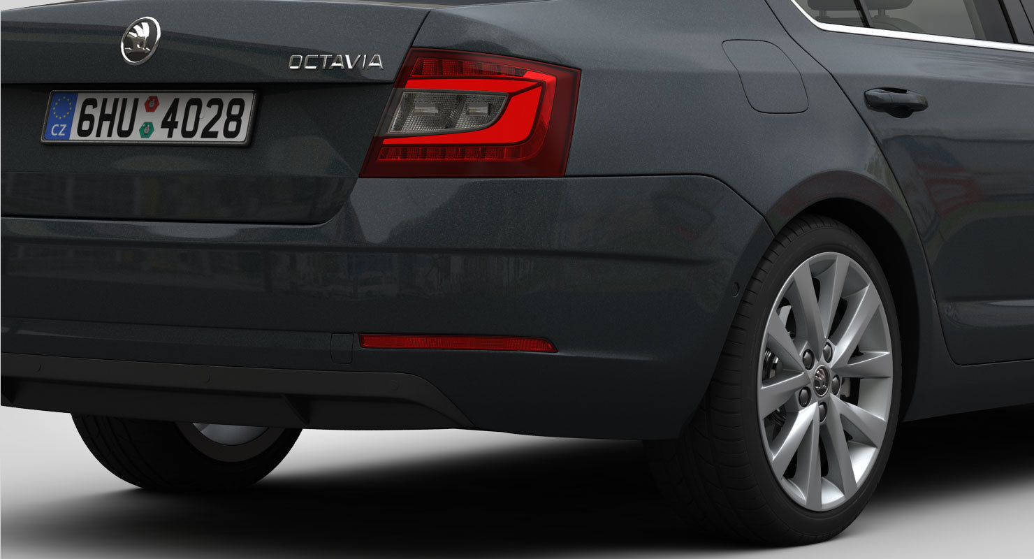 3d model skoda octavia 2017