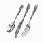 3D common cutlery dessert knife fork model