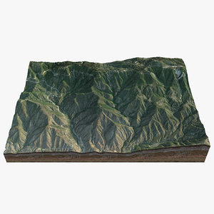 san bernardino mountains 3D