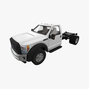 3D realistic f-550 chassis