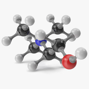 choline molecular model