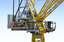 3D tower crane liebherr 710