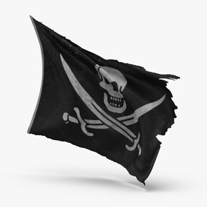 pirate flag 3D