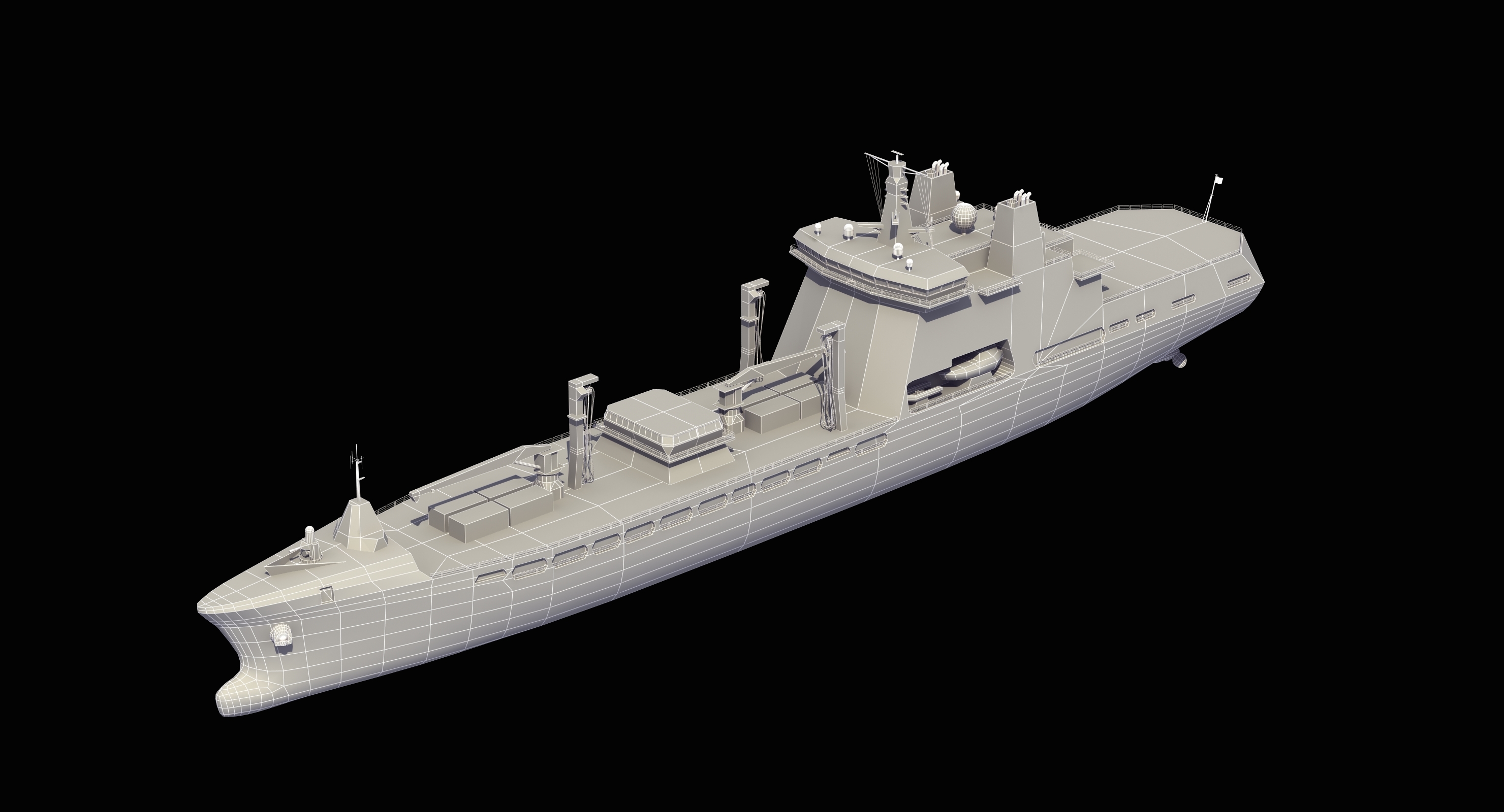 rfa潮汐类供应船3d模型