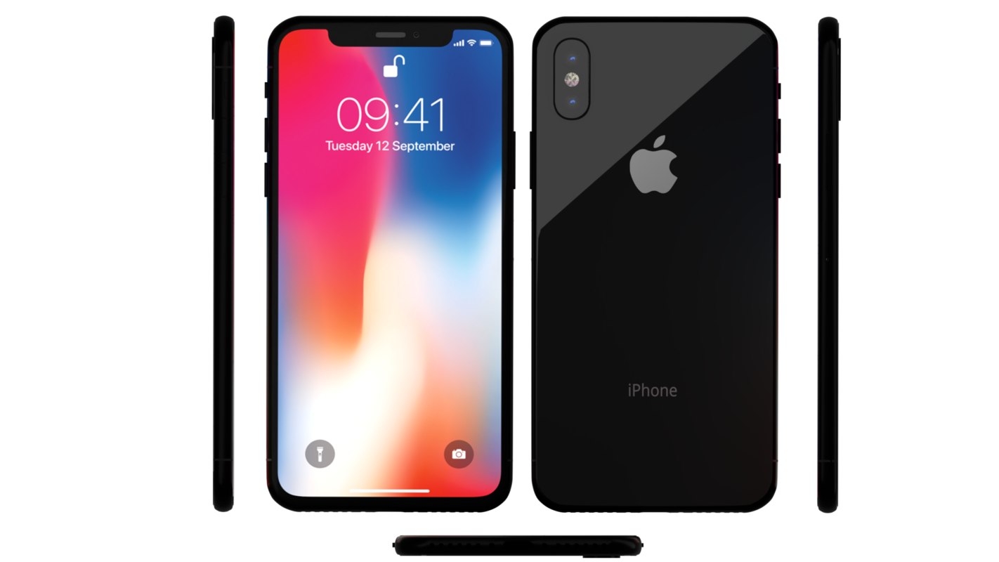 Iphone x model TurboSquid 1287912