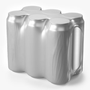 realistic pack cans 3D model