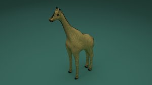giraffe animal 3D model