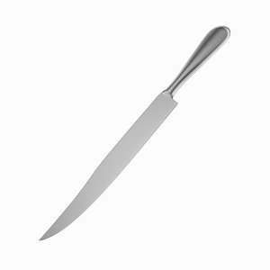 common cutlery carving knife 3D model