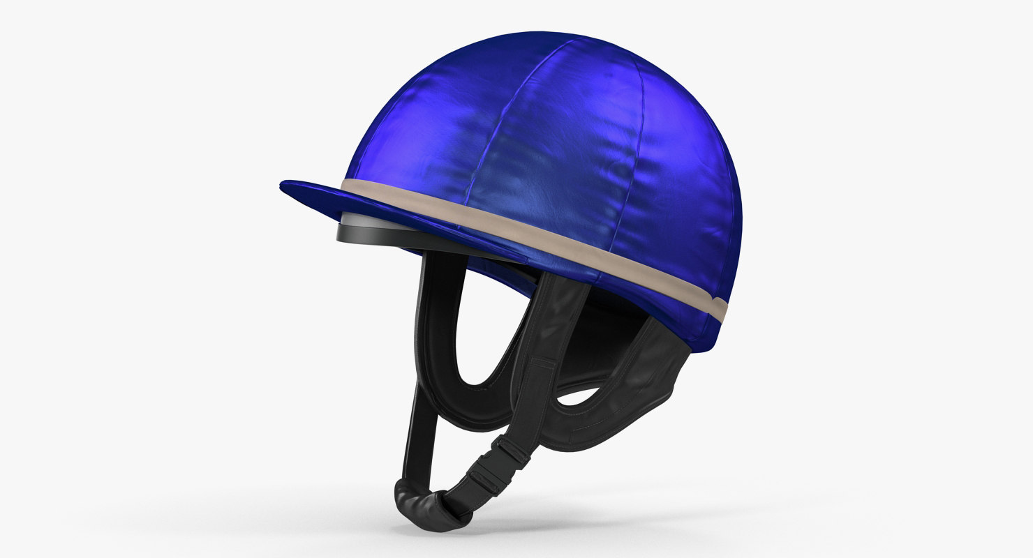 Horse racing jockey helmet model TurboSquid 1288590