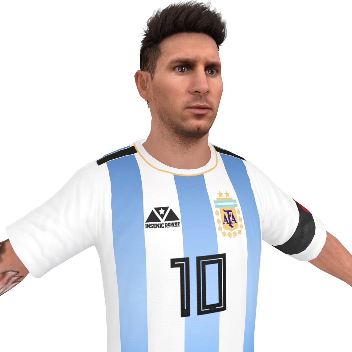 Rigged Lionel Messi 2018 3d Model Turbosquid 1288614