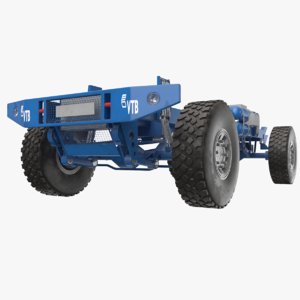 truck frame games 3D model