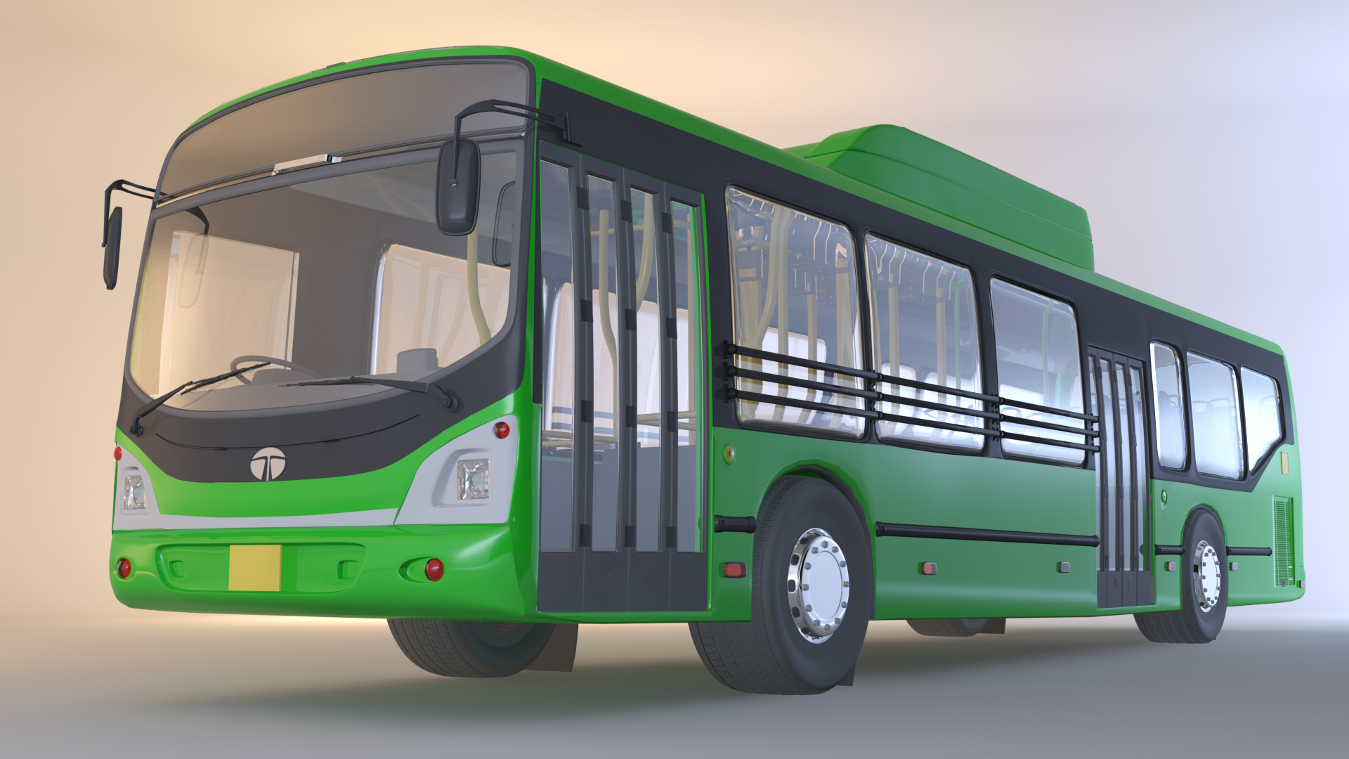 Dtc bus model - TurboSquid 1288661