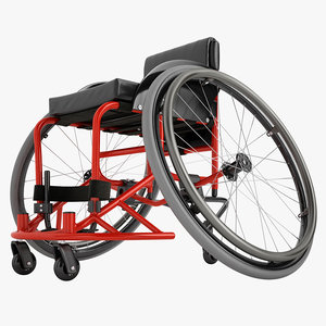 sport wheelchair 3D