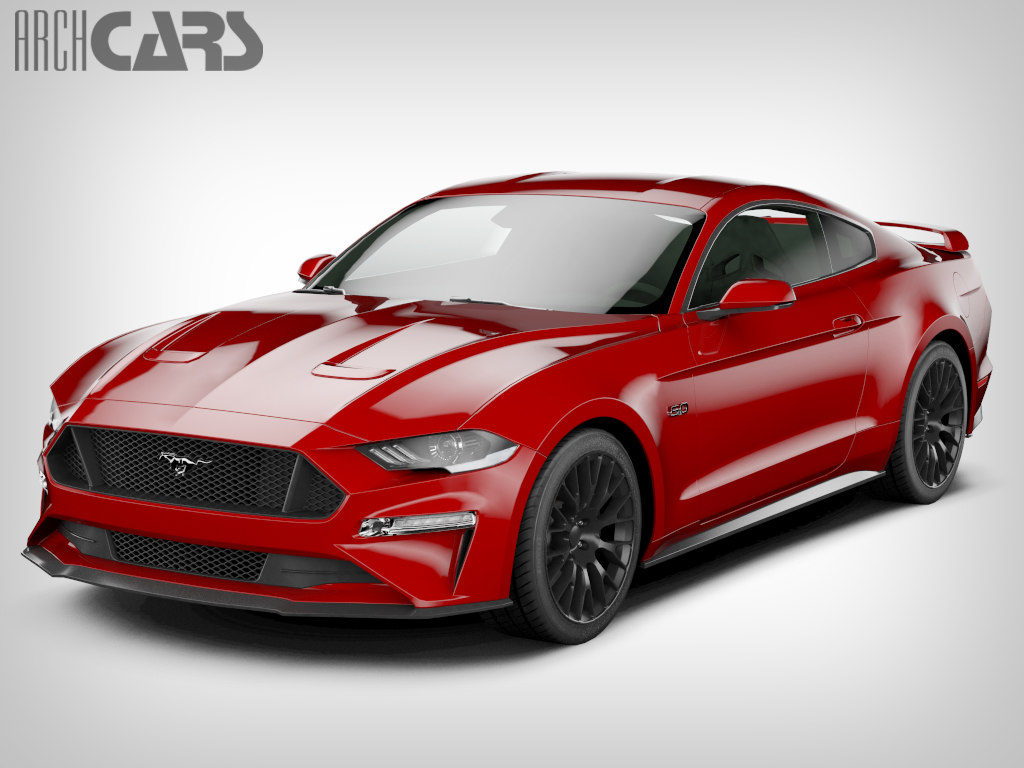 Ford mustang 3d model