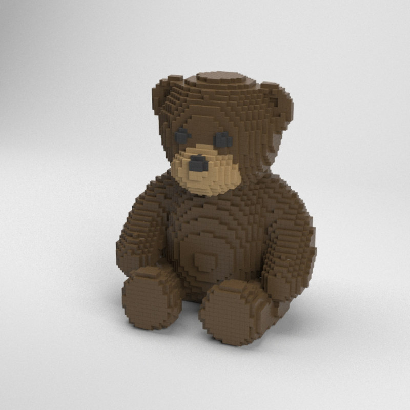 3d teddy bear