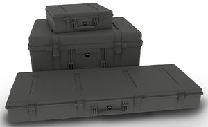 3D weapons case model