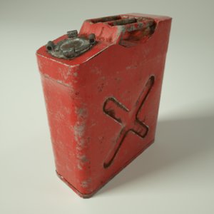 3D model gasoline rusting contains