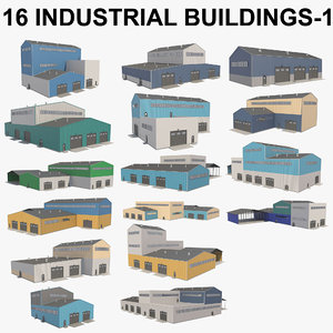 3D industrial building