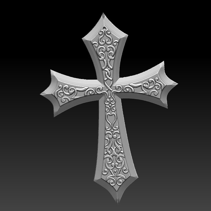 3d stl models cross free