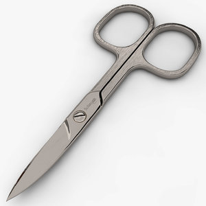 manicure scissor 3D model