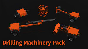drilling machinery pack 3D