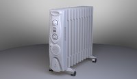 3D oil radiator
