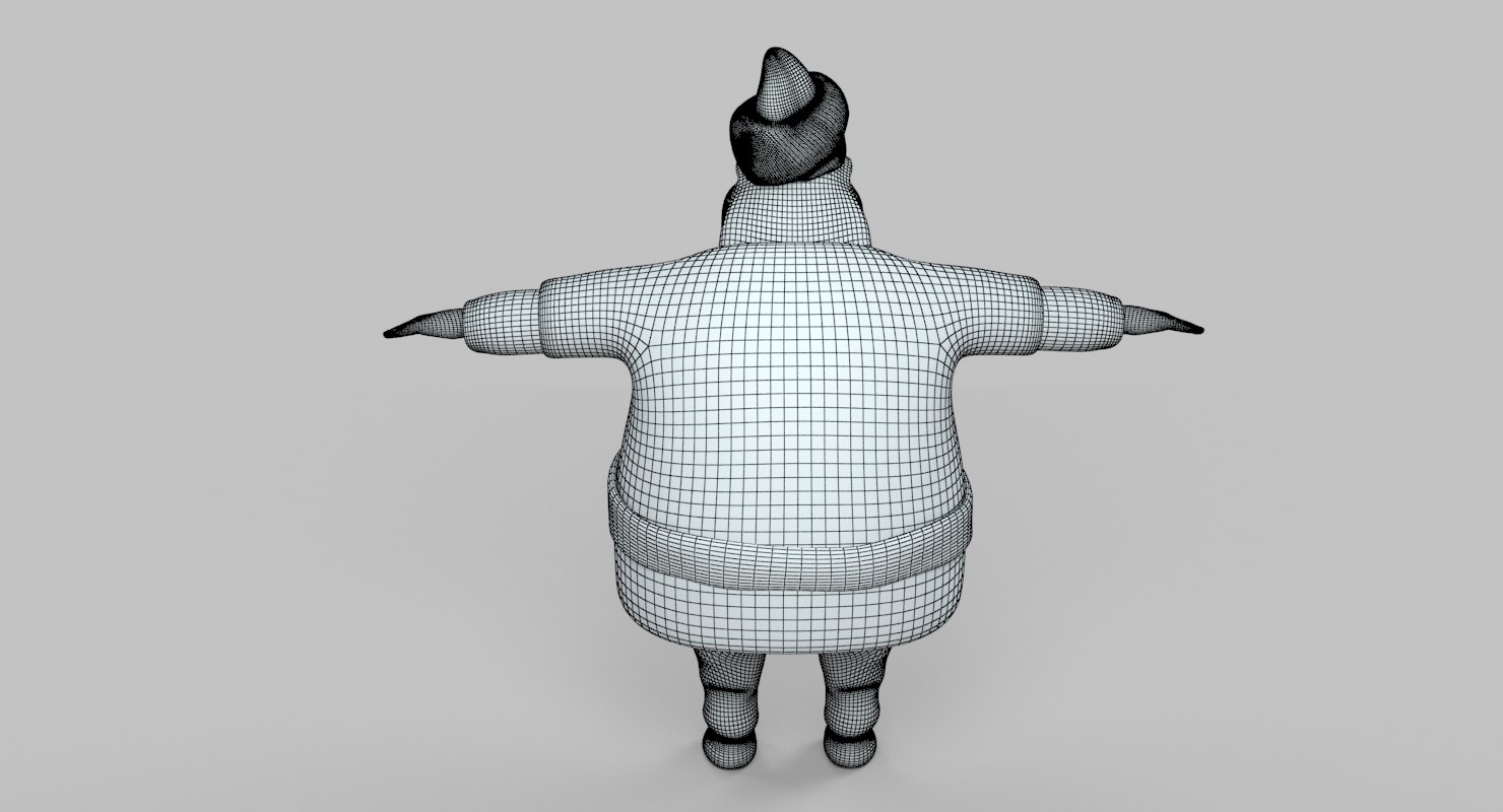 funny fat man model