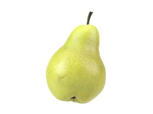 3D photorealistic scanned pear