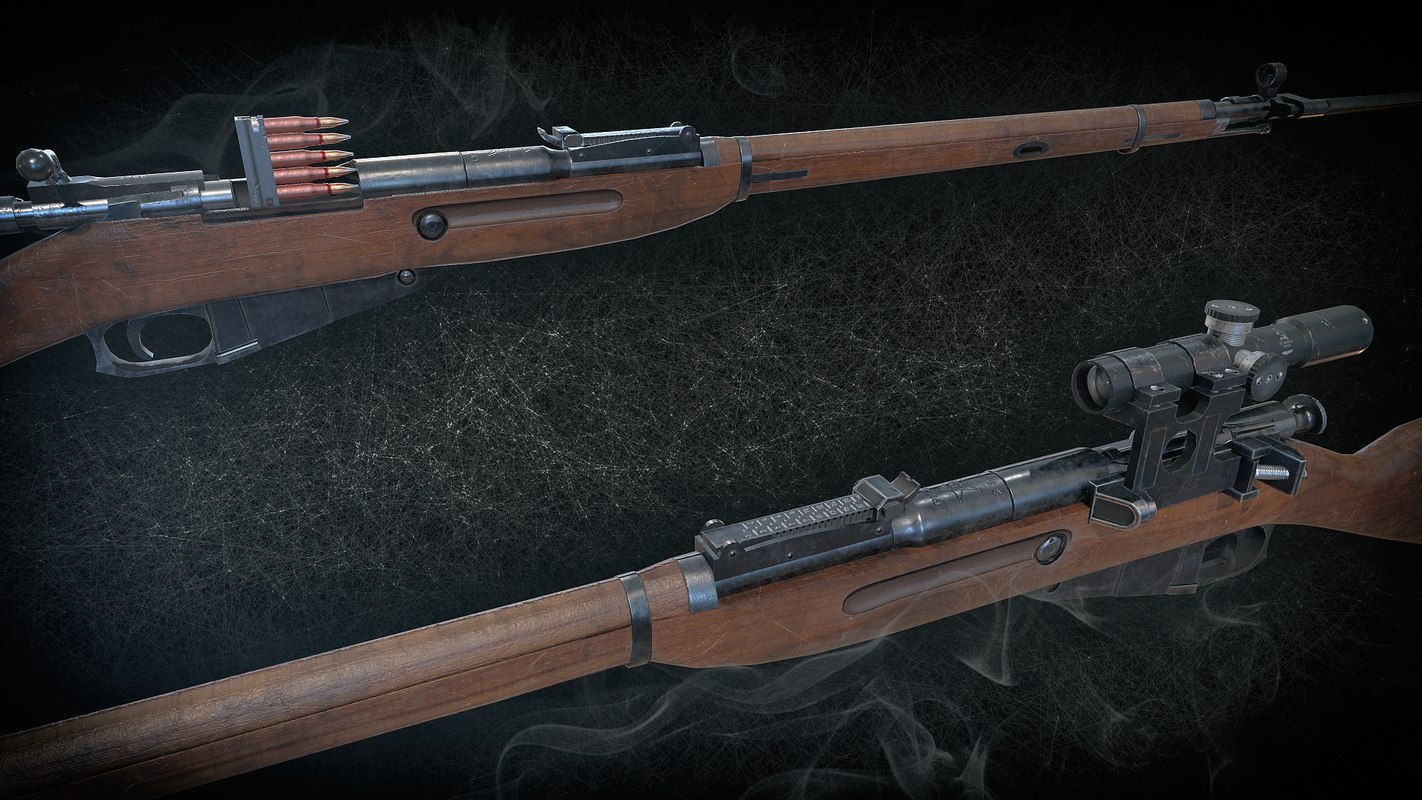 mosin nagant 3d model