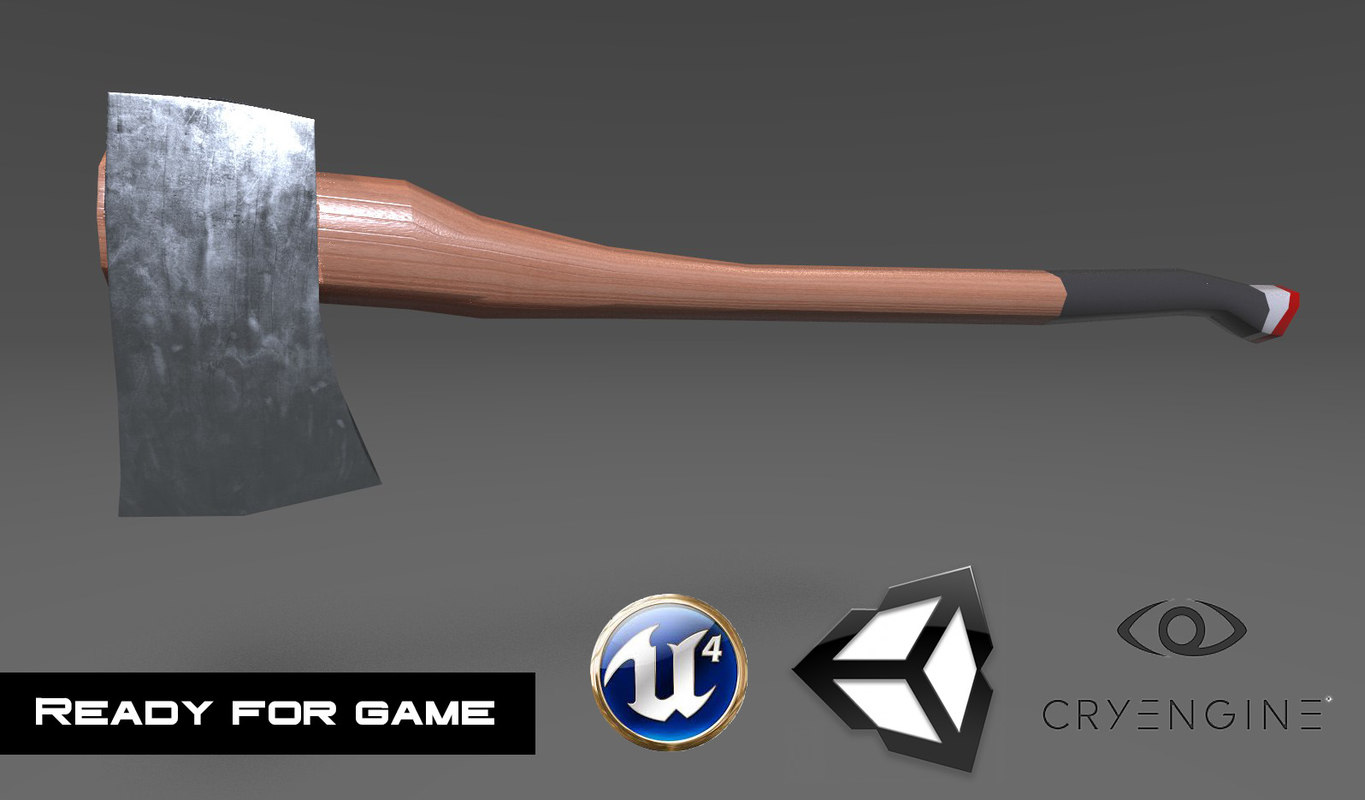 3D woodcutter axe bonus - TurboSquid 1289403