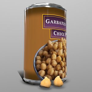 3D garbanzo bean