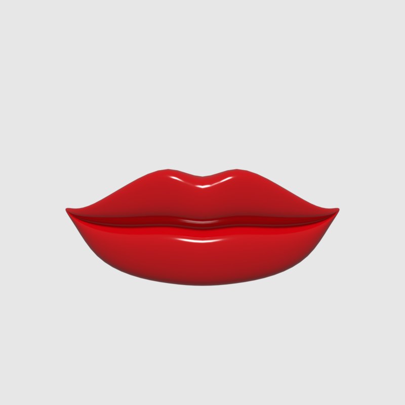 Lips mesh 3D model - TurboSquid 1289525