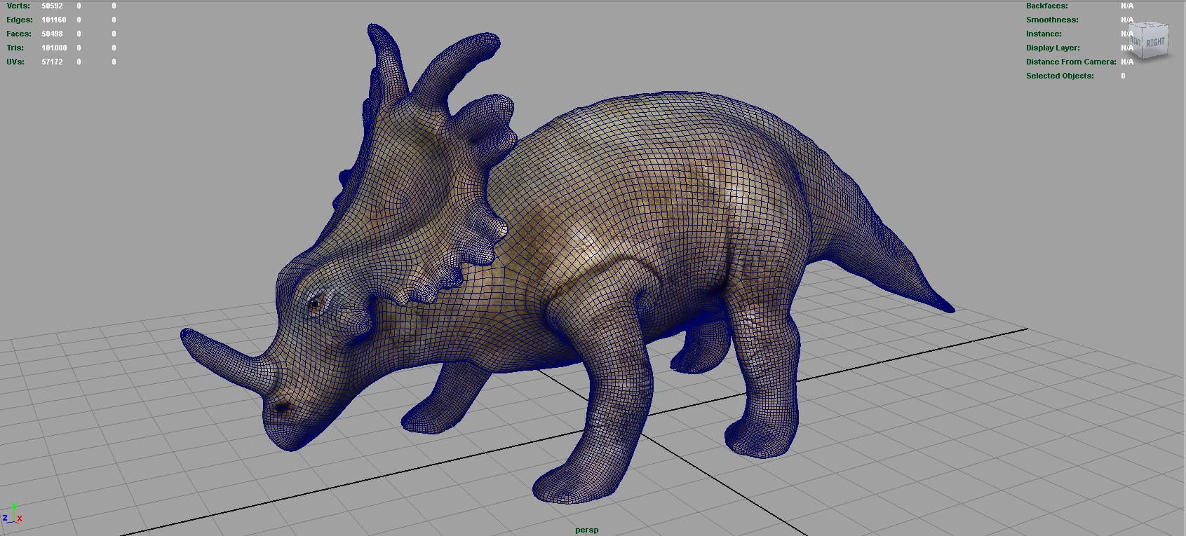 三角龙3d模型