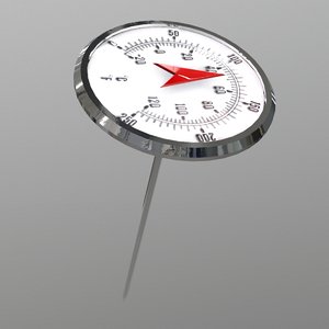 3D thermometer ready games model