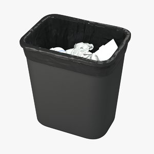 trash contains 3D model