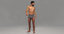 3D model male rigged