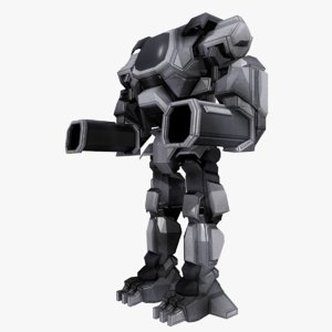 mecha robot 3D model