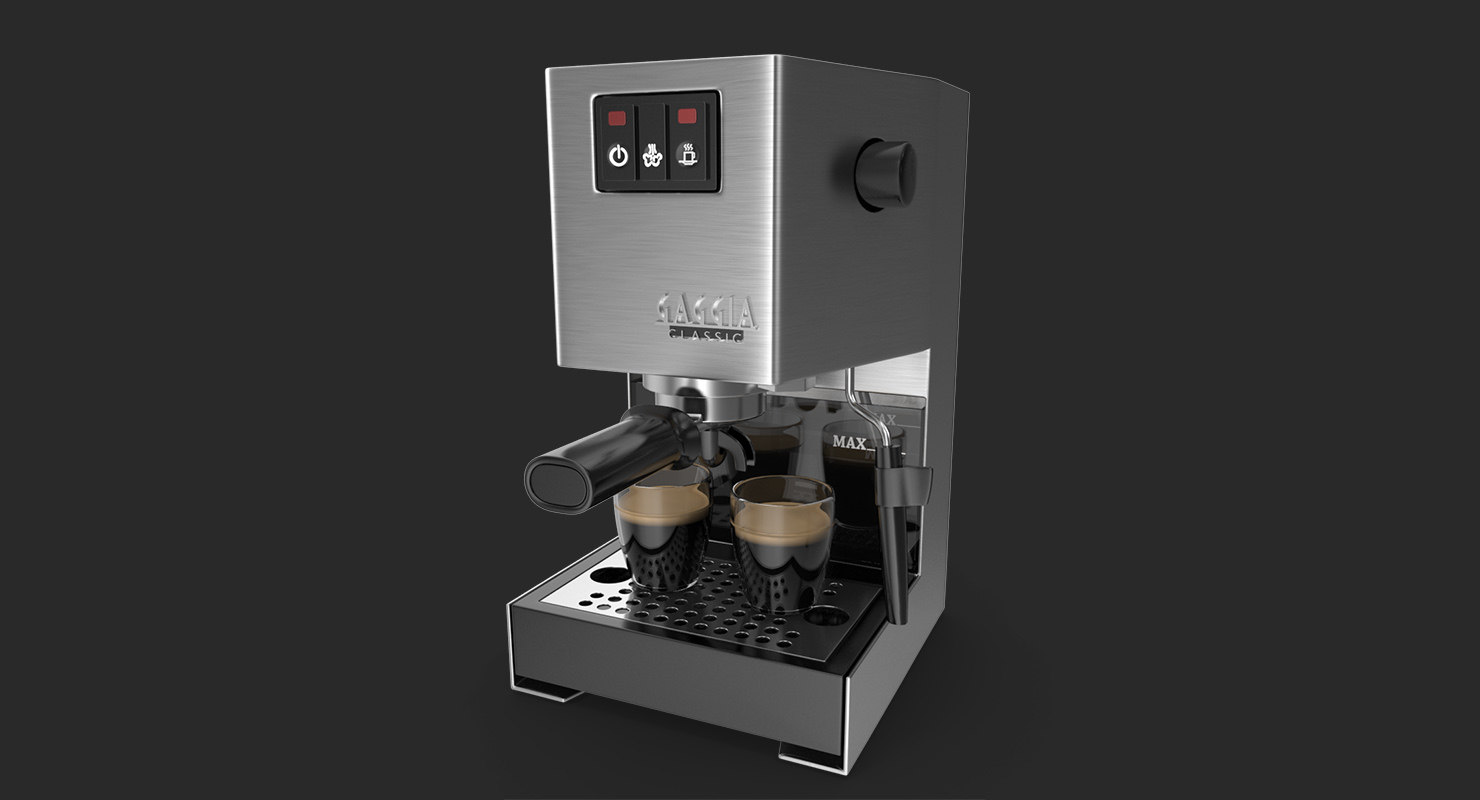 3D model gaggia classic espresso maker TurboSquid 1290152