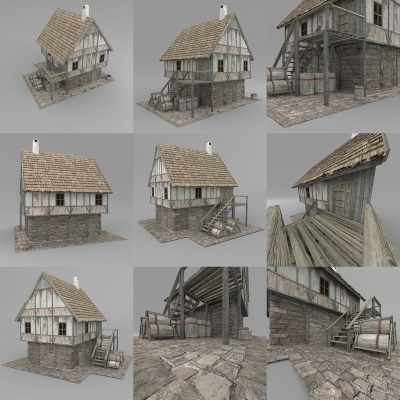3D house fantasy - TurboSquid 1290191
