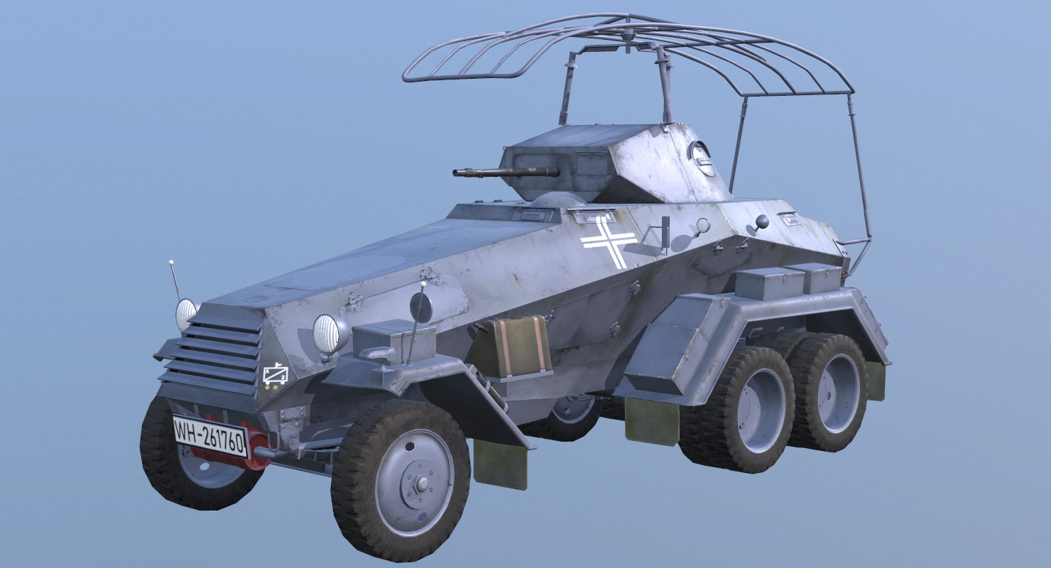 3D sd kfz 232 6 - TurboSquid 1290196